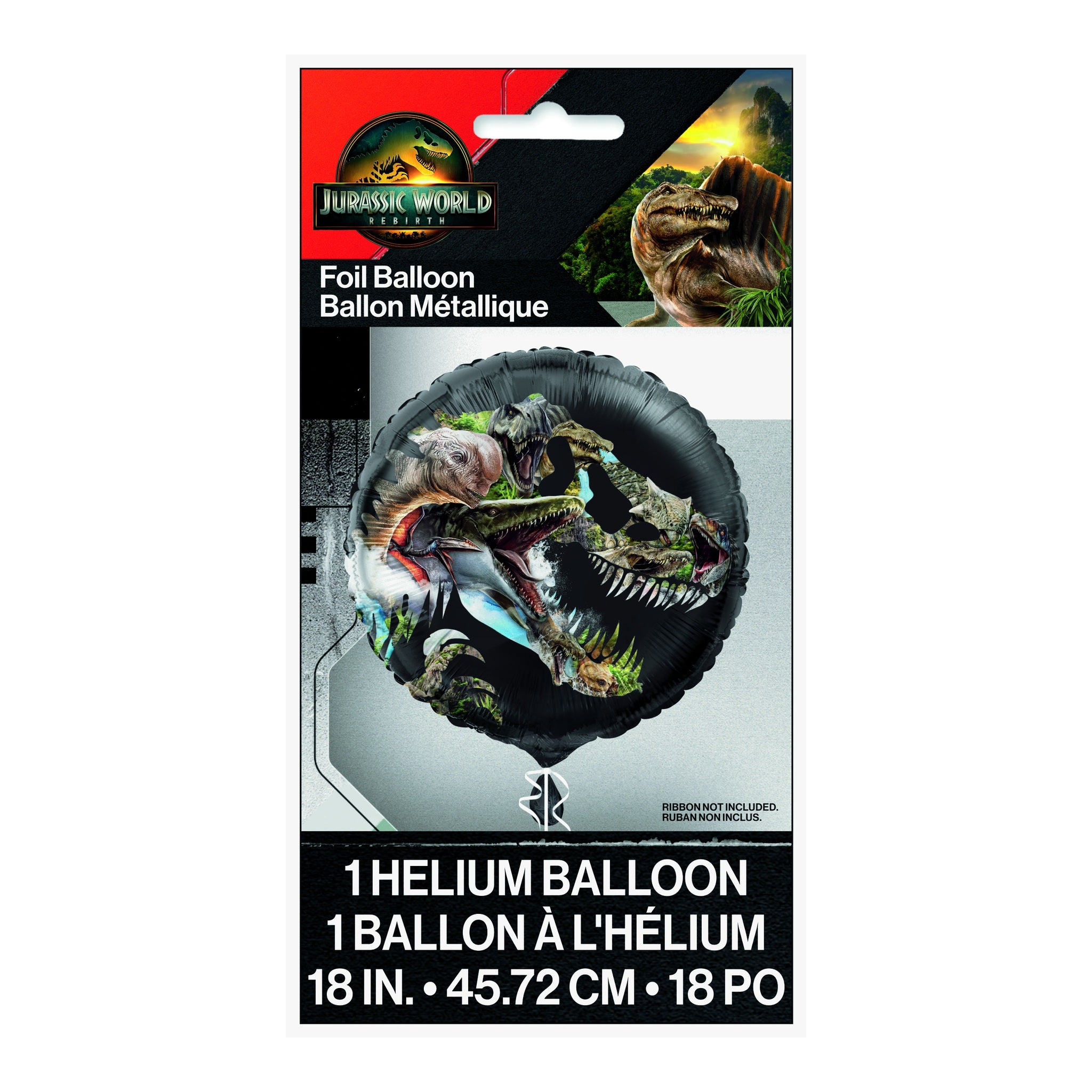 Jurassic World 4 18" Foil Balloon
